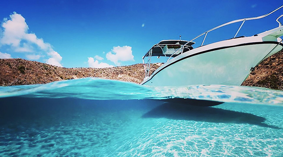 Private powerboat day trips and scuba dive trips